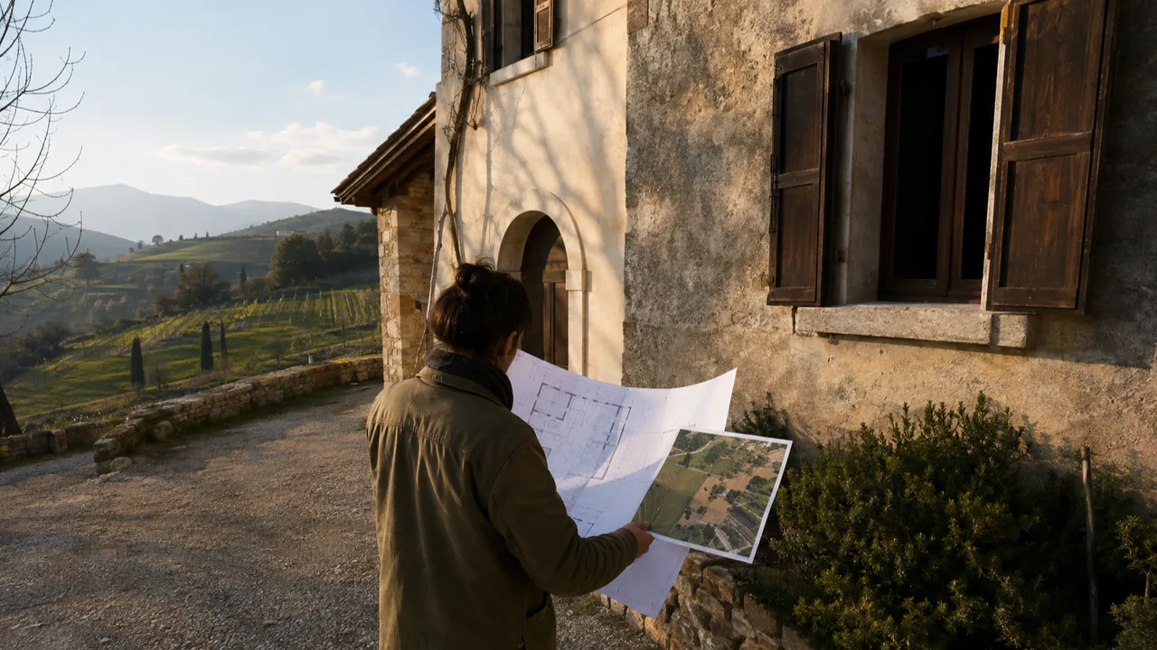 Verifica del vincolo paesaggistico per una casa in Franciacorta, provincia di Brescia — autorizzazione paesaggistica